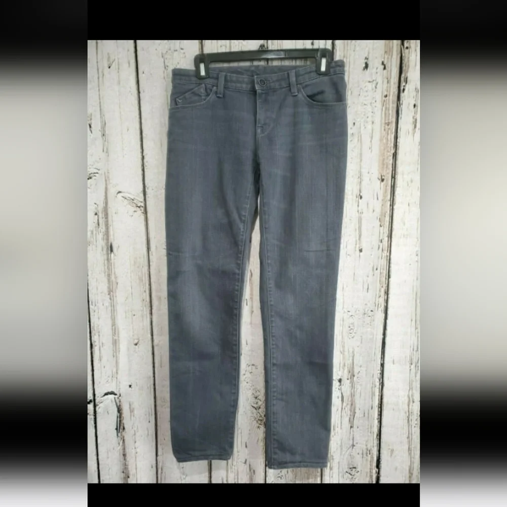 Armani Size 28 Blue Jeans Gray Slim Skinny gray wash denim pants Casual Comfy